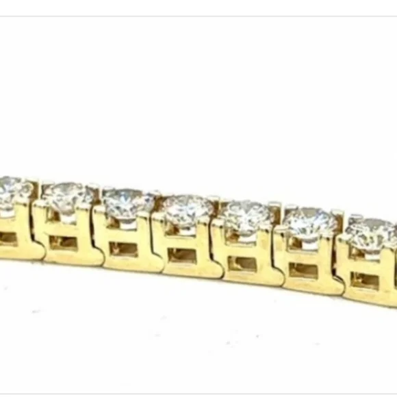 14K 7.5Carat Diamond Tennis Bracelet Stunning Bracelets